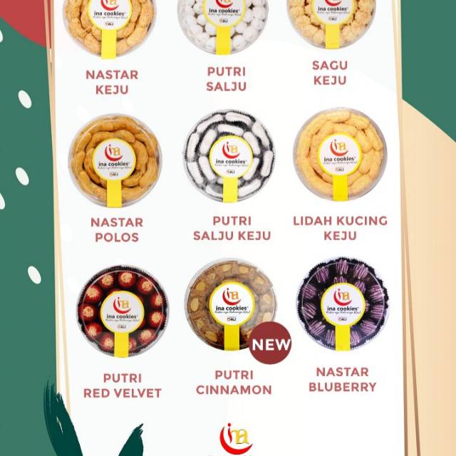 Kue kering ina cookies. Exp Okt -Des2022