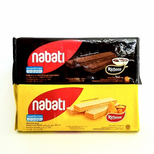 

RICHEESE WAFER NABATI 132GR COKLAT KEJU