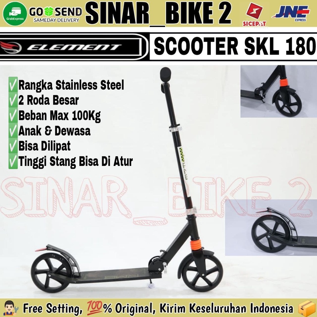 Scooter RMB SKL 180 Skuter Otoped Anak Remaja &amp; Dewasa 100 Kg By Element