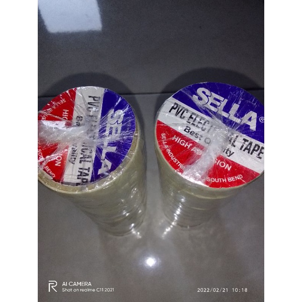 

[1 roll] isolasi kertas kecil tipis masking tape isi 10 pcs murah