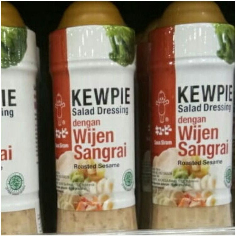 

Kewpie salad dressing dengan wijen Sangrai botol 200ml