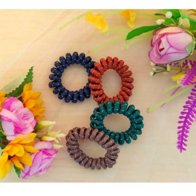 tali rambut plintir / tali rambut korea