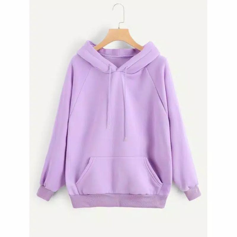 PREMIUM BANGET HOODIE LILAC - SWEATER HOODIE WANITA PRIA TERMURAH TERLARIS'