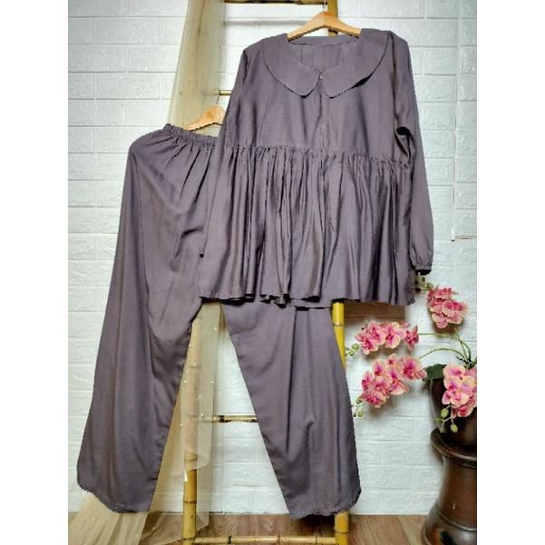 PAKAIAN WANITA SETELAN PANJANG Baju SANTAI PAKAIAN NYAMAN DIPAKAI BAJU SEHARI HARI