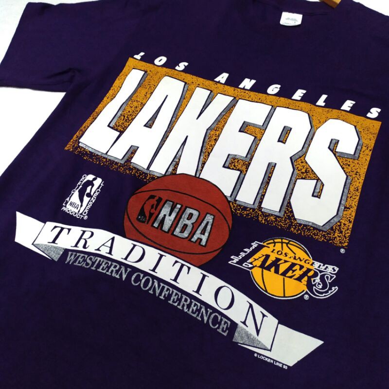 Kaos Vintage NBA Lakers ©1993 Second Bekas Preloved