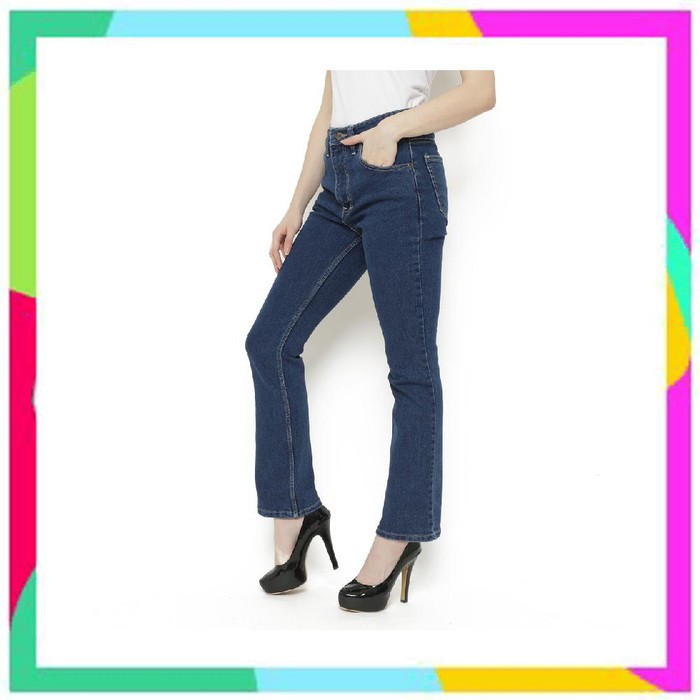 Celana Cutbray Jeans Highwaist Cutbray Street Pinggang Tinggi