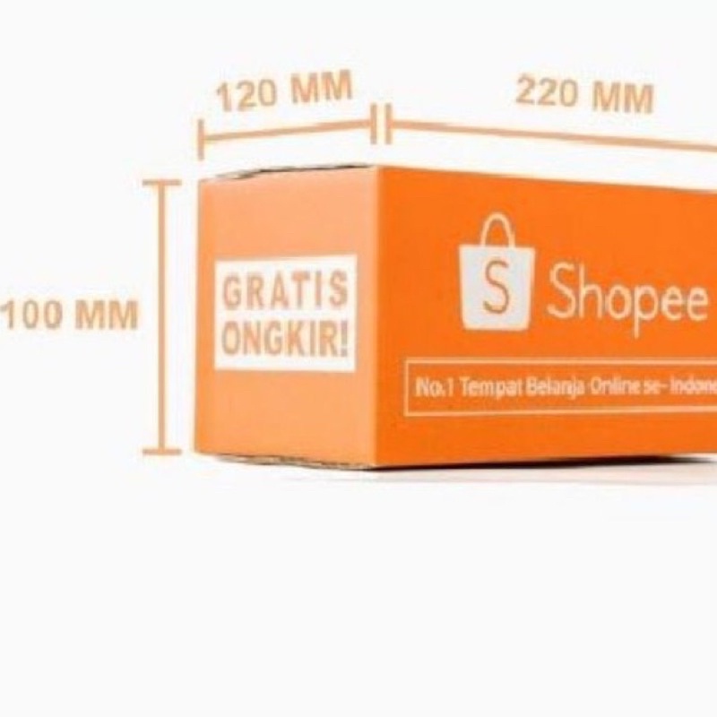 KARDUS SHOPEE SMALL BOX PACKING KARDUS UKURAN 22X12X100mm, KARDUS POLOS UKURAN 25x15x8cm, tisu pembersih, kardus shopee mall, kardus polos