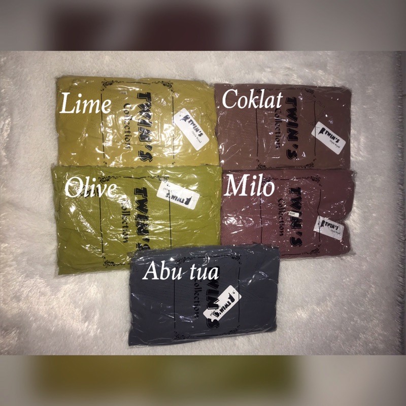 DISKON CUCI GUDANG Khimar GOTIK TWINS ceruty babydoll