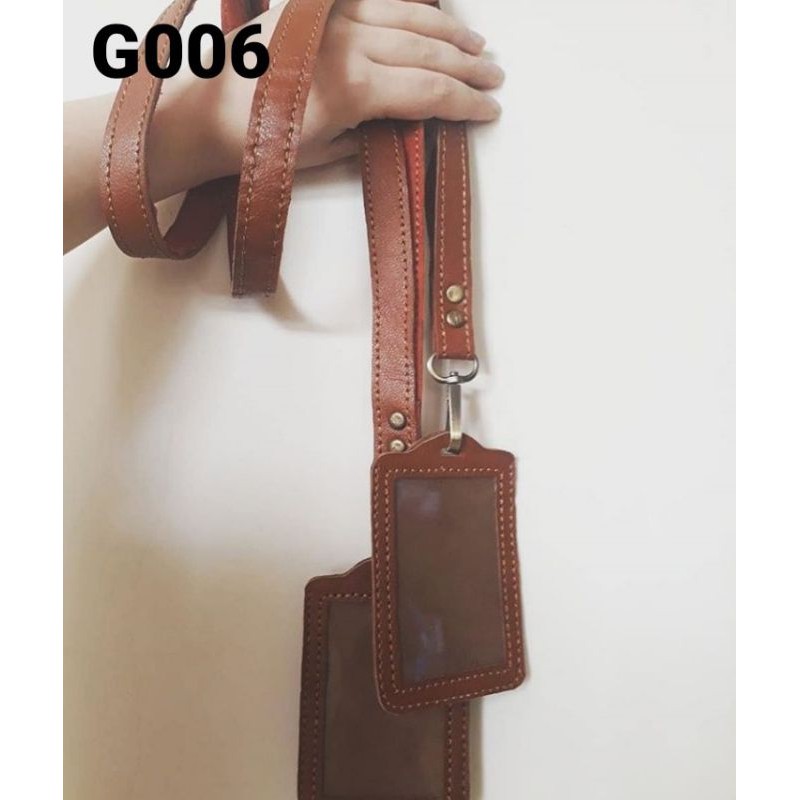

Name tag bahan kulit asli