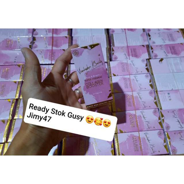 Ready stok Gusy / Vloowless Collagen Whitening Booster / terbuat dr 100% PURE COLLAGEN MURNI