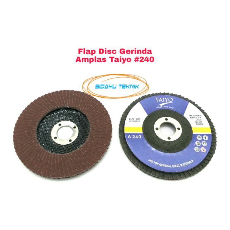 Toko Grosir Flap Disc Gerinda Amplas Taiyo A240 aKXRBykCkNw1ln