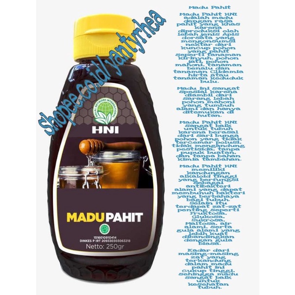 Madu Pahit/Madu Hitam HNI-HPAI