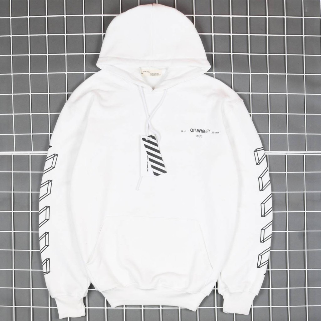 JAKET SWEATER HOODIE BS OF WHITE 3D UNISEX PREMIUM QUALITY