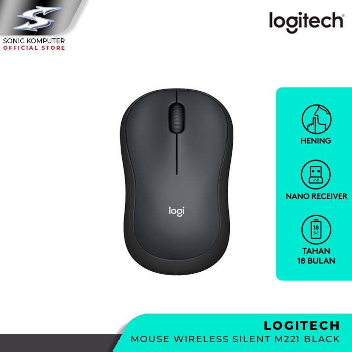 Mouse Wireless Logitech M221 Silent