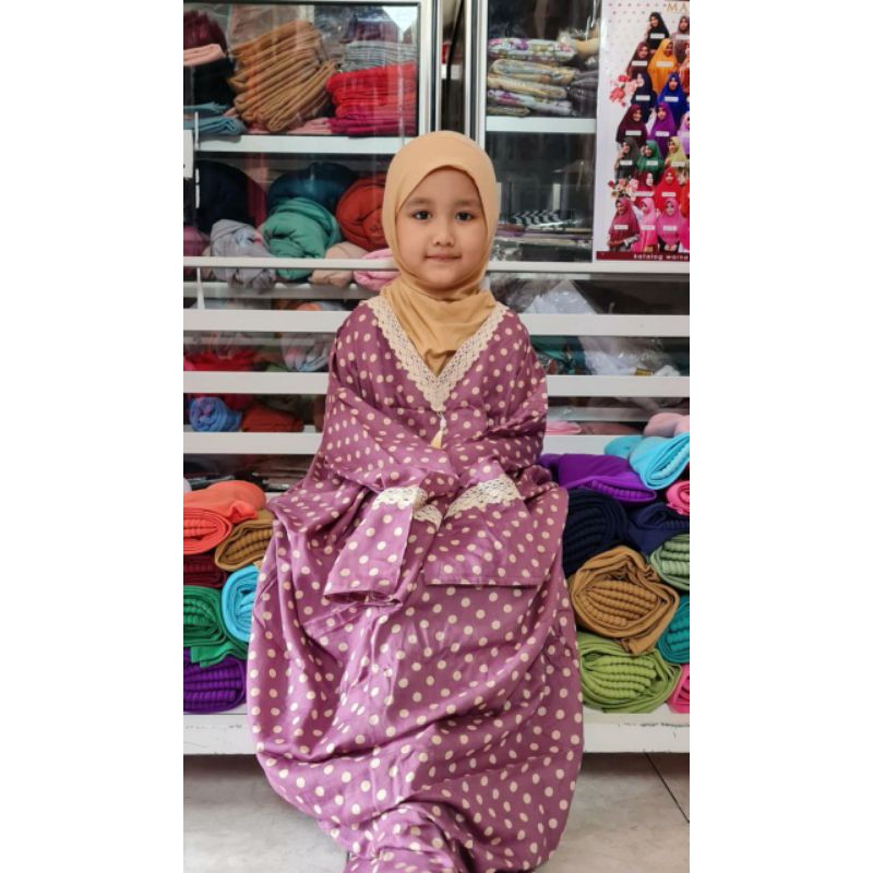 Mukena Abaya Motif Anak