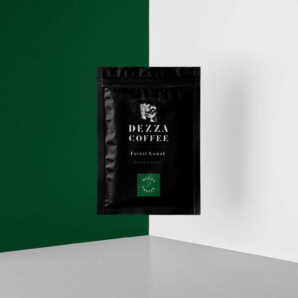 

Dezza Coffee, Forest Luwak (Cage-Free) - PourOver Drip Coffee 1PC