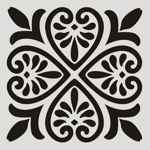 Plastic Stencil - Stensil Dekorasi Motif_MANDALA09