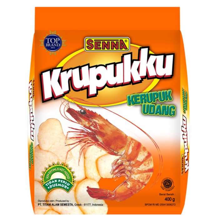 

TERBARU Senna Krupukku Krupuk Udang 400gr