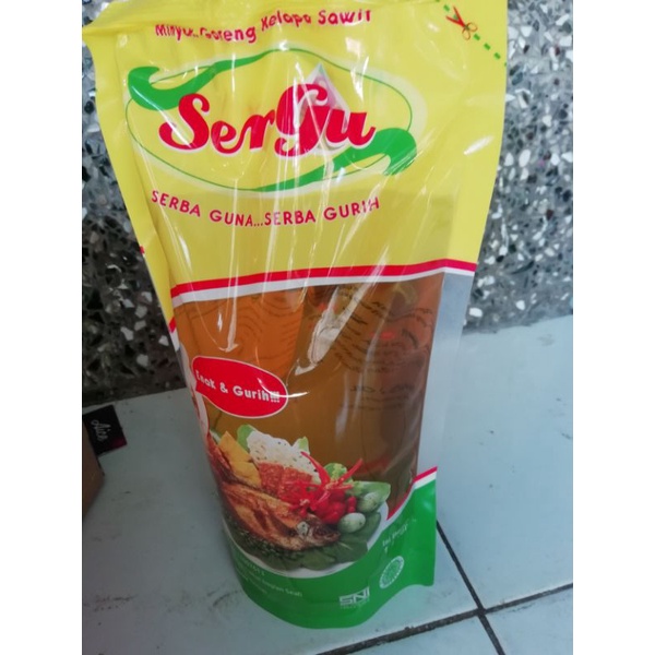 

MINYAK GORENG POUCH SERGU 1 LITER GOSEND
