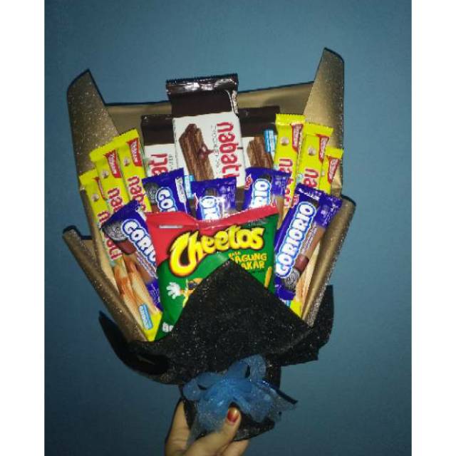 

Bouquet Snack Murah ukuran sedang
