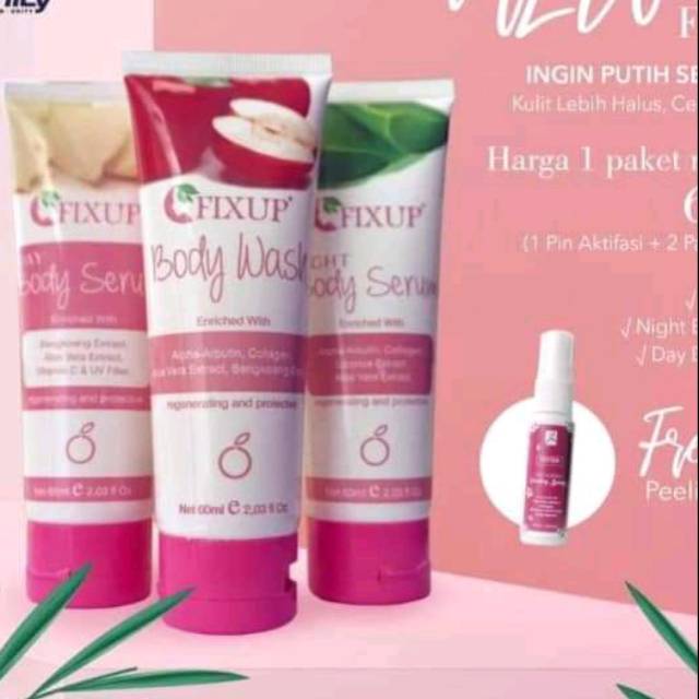 [COD] BODY SERUM PEMUTIH KULIT FIXUP BODY SERUM