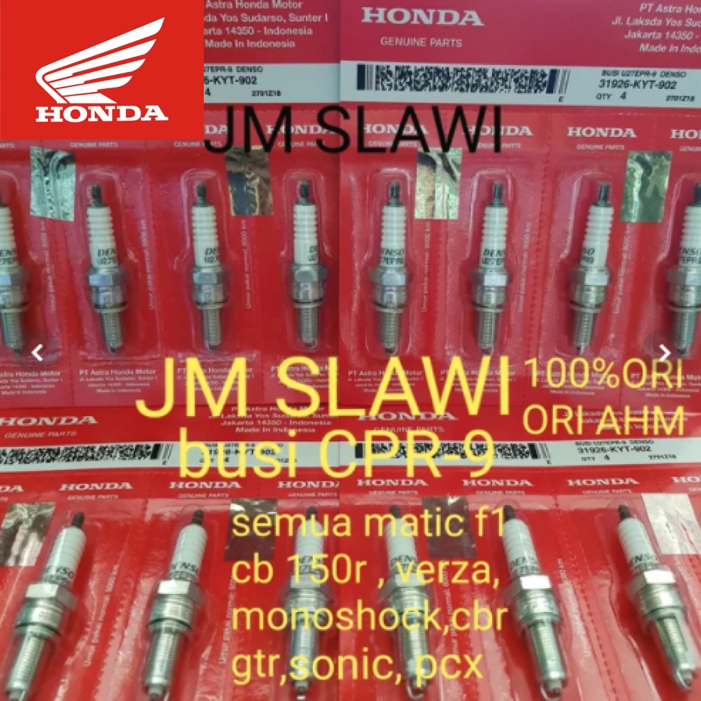 busi cpr 8 beat f1 vario fi scoopy f1 verza cb 150r semua motor injeksi ori honda ahm