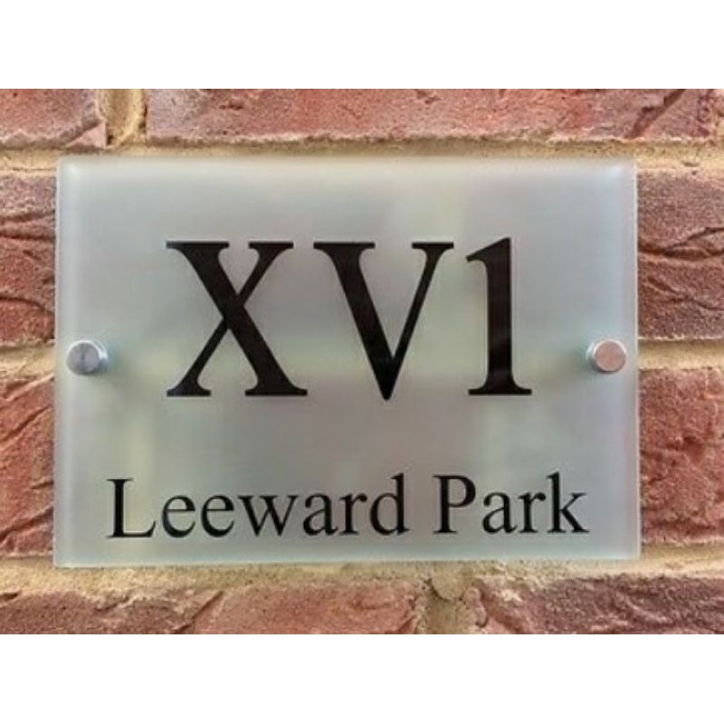 Nomor Rumah / Papan Nomor Rumah / Plat Nomor Rumah / Acrylic nomor rumah / Model 123456