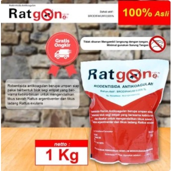 RACUN TIKUS UMPAN SIAP PAKAI KLERAT 1 KG MATI KERING SYNGENTA