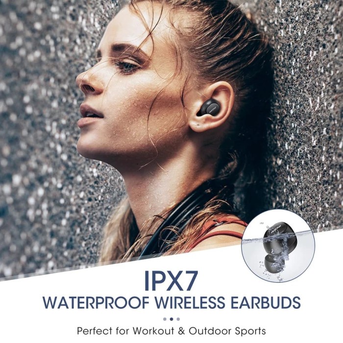 MPOW T5 TWS BLUETOOTH 5.0 3D APTX APTX HD IPX7 3D STEREO 6 HOURS