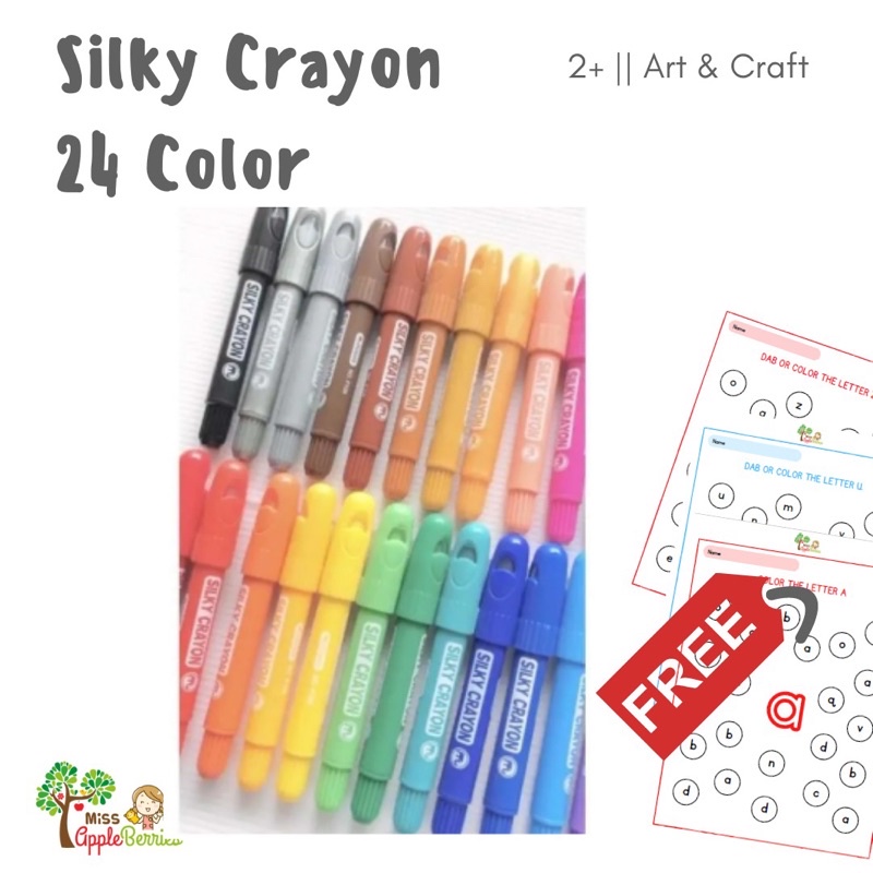 

Silky Crayon 24 Colors
