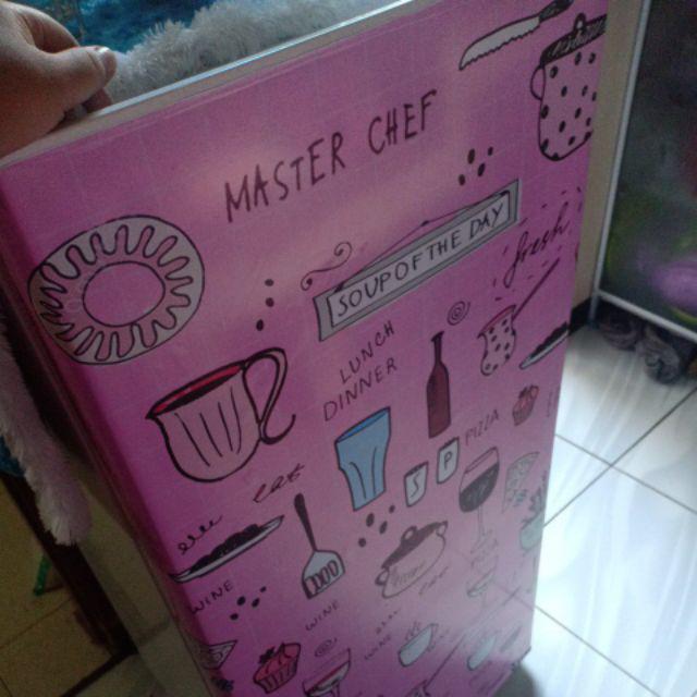Variasi Stiker Kulkas Motif Master Chef Termurah