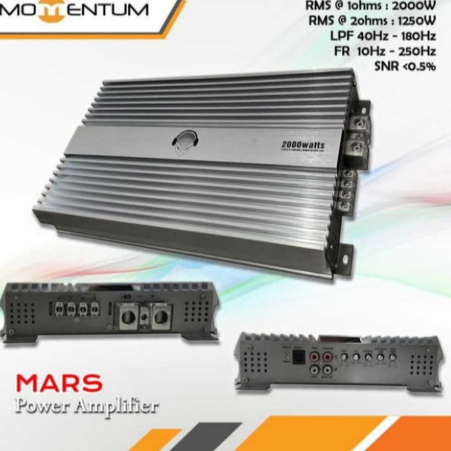 Power Amplifier Momentum Mars 2000 Watt / Power Badak Momentum
