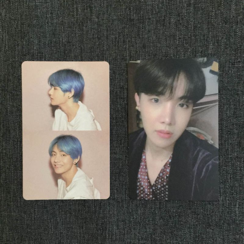 photocard taehyung persona 1 & jhope persona 2 bts