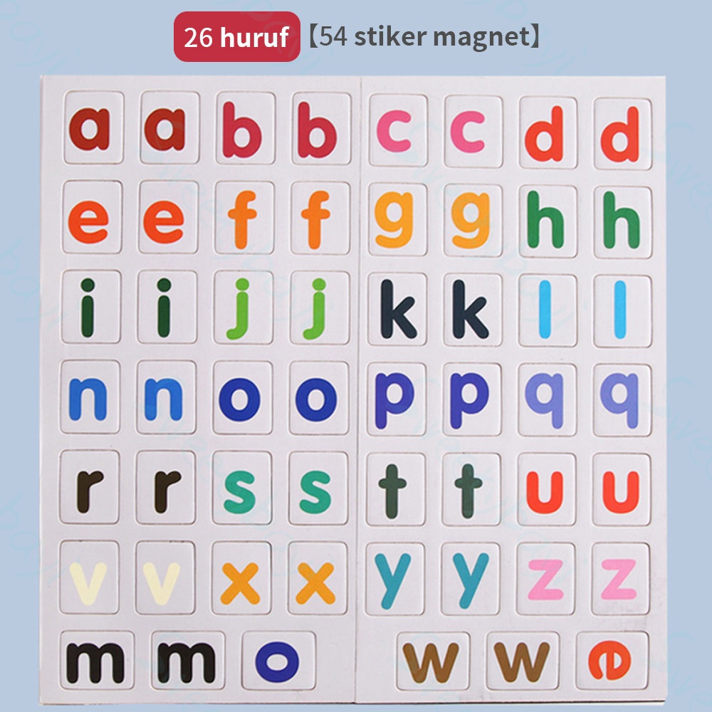 Sweetybayi Spelling game book magnet Mainan Edukasi buku belajar menulis huruf dan angka