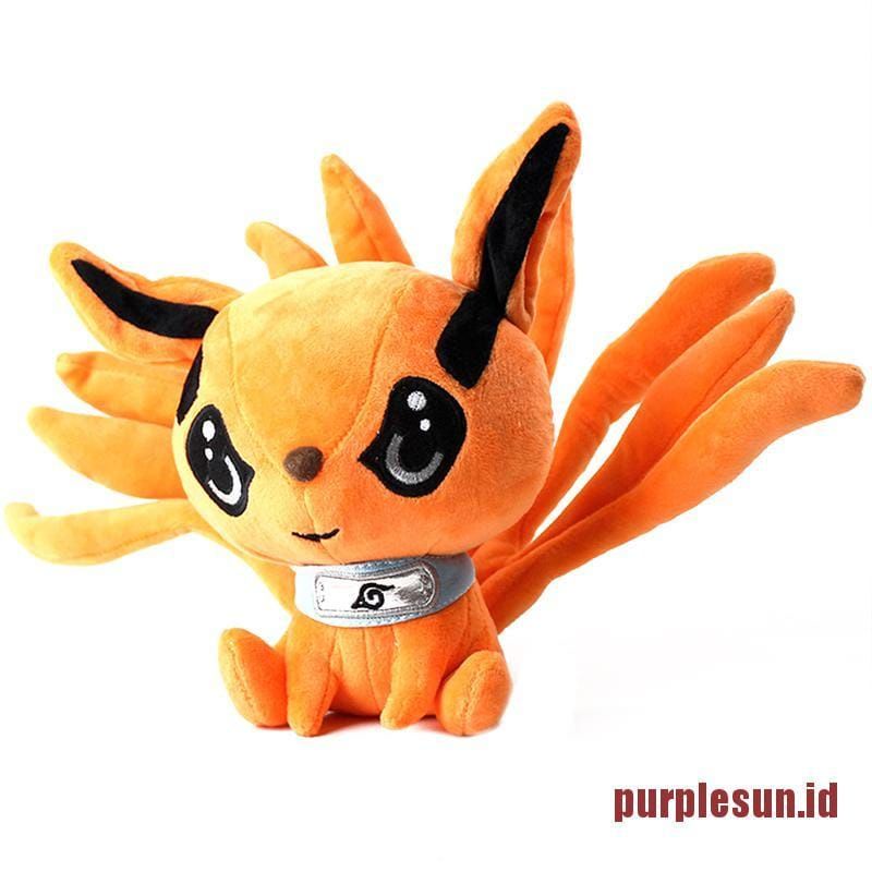 Boneka Anime Naruto Kyubi Kurama Nine-tales Fox Animal Soft Stuffed Toys For Children Plush Doll Gift