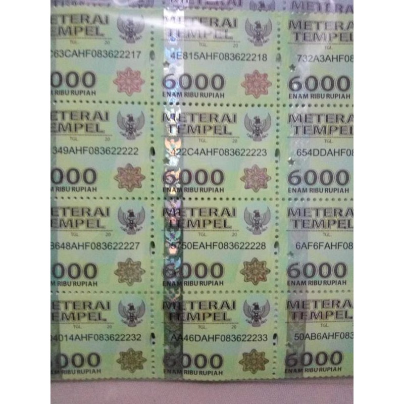

Tempelan tandatangan @6.000 1paket isi 5 Rp. 1.700.000