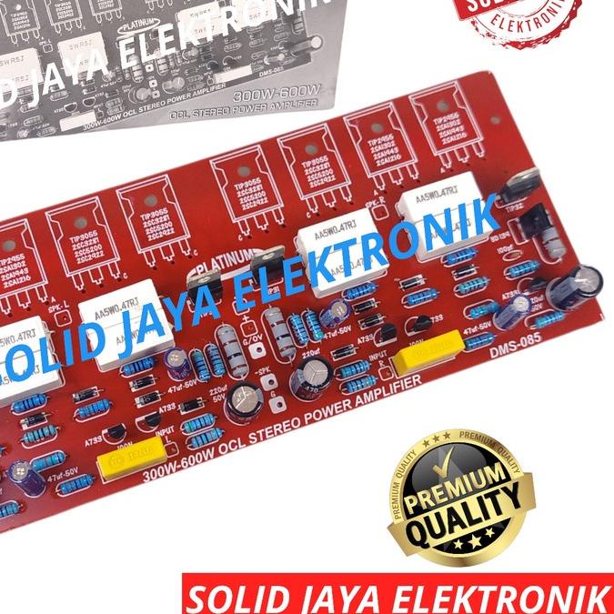 ✷ KIT DRIVER POWER OCL AMPLIFIER STEREO DMS-085 300W - 600W TANPA TR FINAL AMPLI SOUND SYSTEM OCL ST
