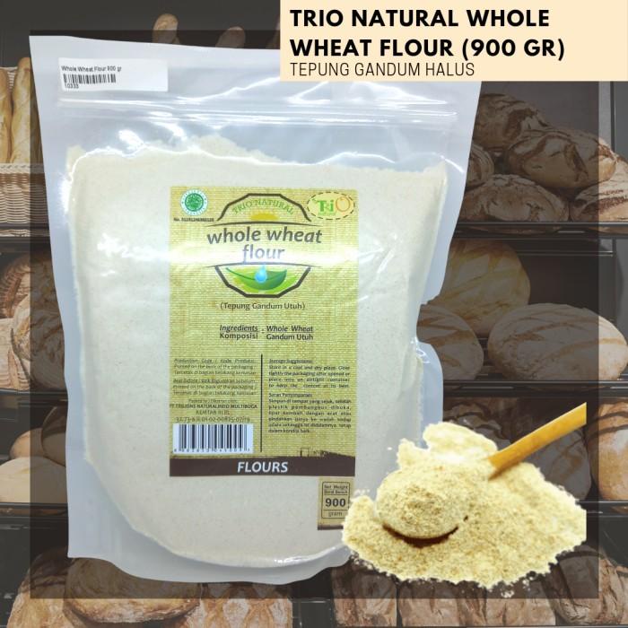 

Tepung Gandum Halus Trio Natural (Whole Wheat Flour) 900 Gr