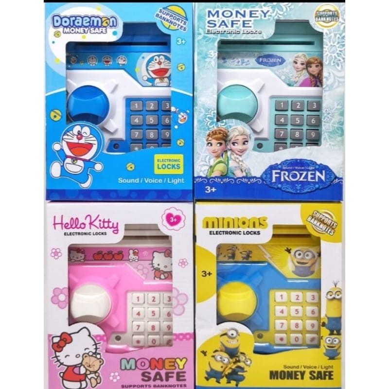 MONEY SAFE BOX LOL BRANKAS ATM MINI CELENGAN ANAK TERBARU MAINAN ATM SIDIK JARI