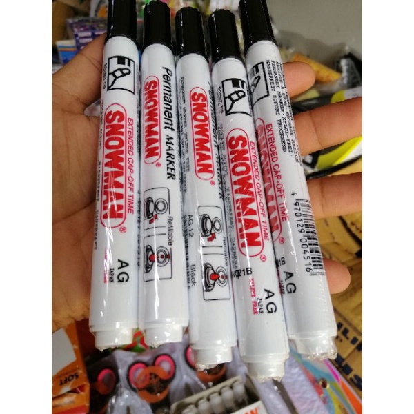 

Snowman spidol papan dan permanent