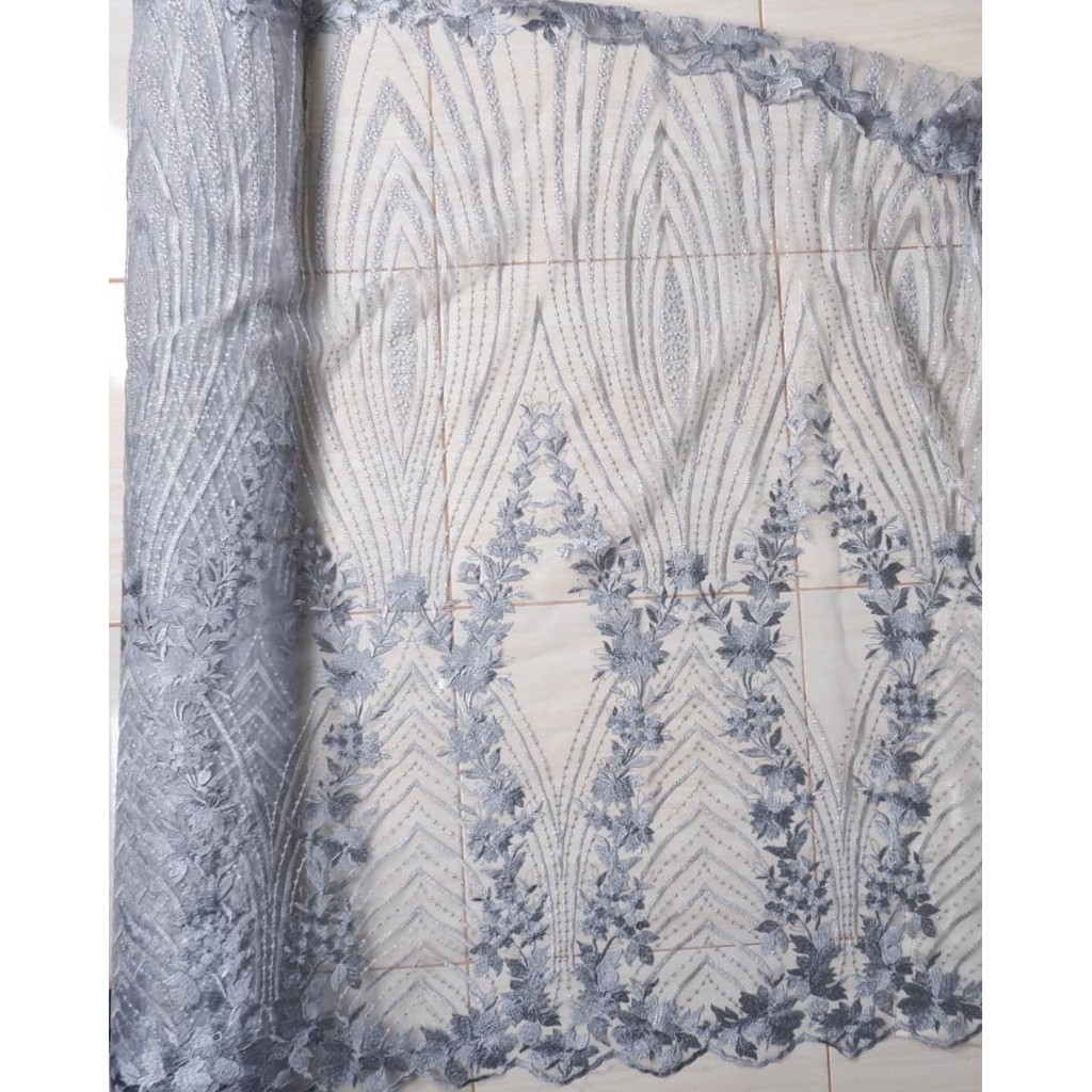 BROKAT MURAH/TILLE MURAH/BAHAN KEBAYA/BROKAT 3D