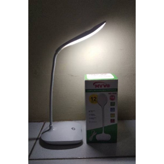 MYVO LAMPU EYELASH EXTENSION / Lampu Belajar / Lampu Baca Cas Myvo MD-1800