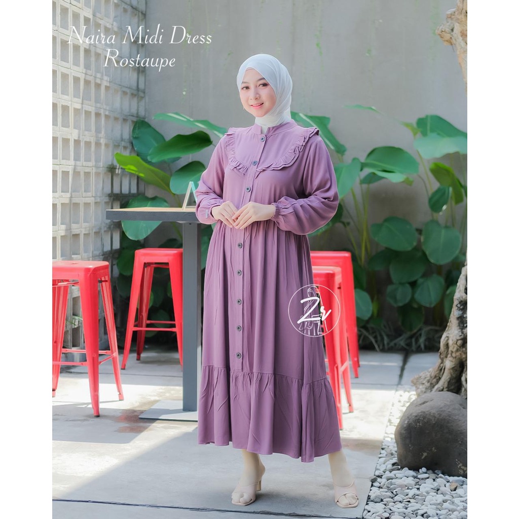 MIDI DRESS KATUN TWILL NAIRA ORI ZR