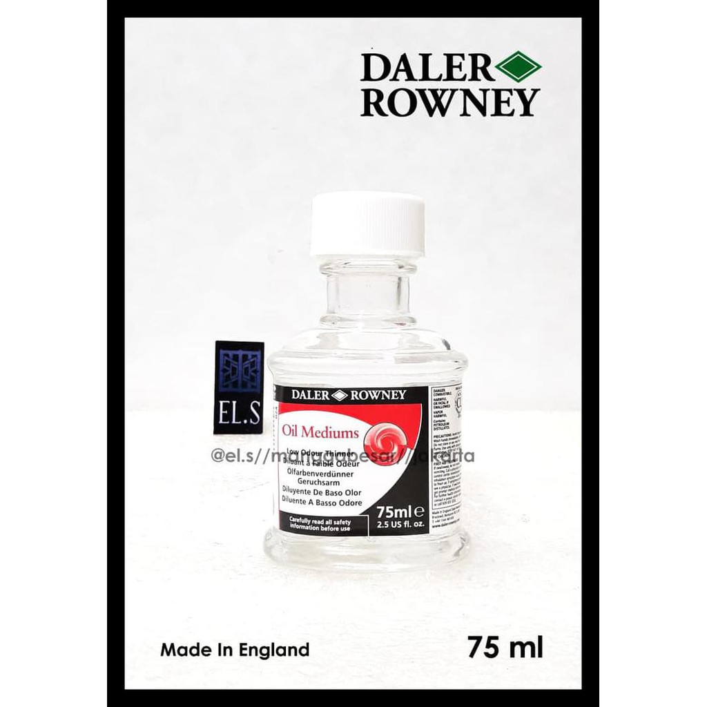 

STOK BARU DALER ROWNEY LOW ODOUR THINNER 75 ML ( CAT MINYAK ) PERALATAN MELUKIS MURAH TERLENGKAP