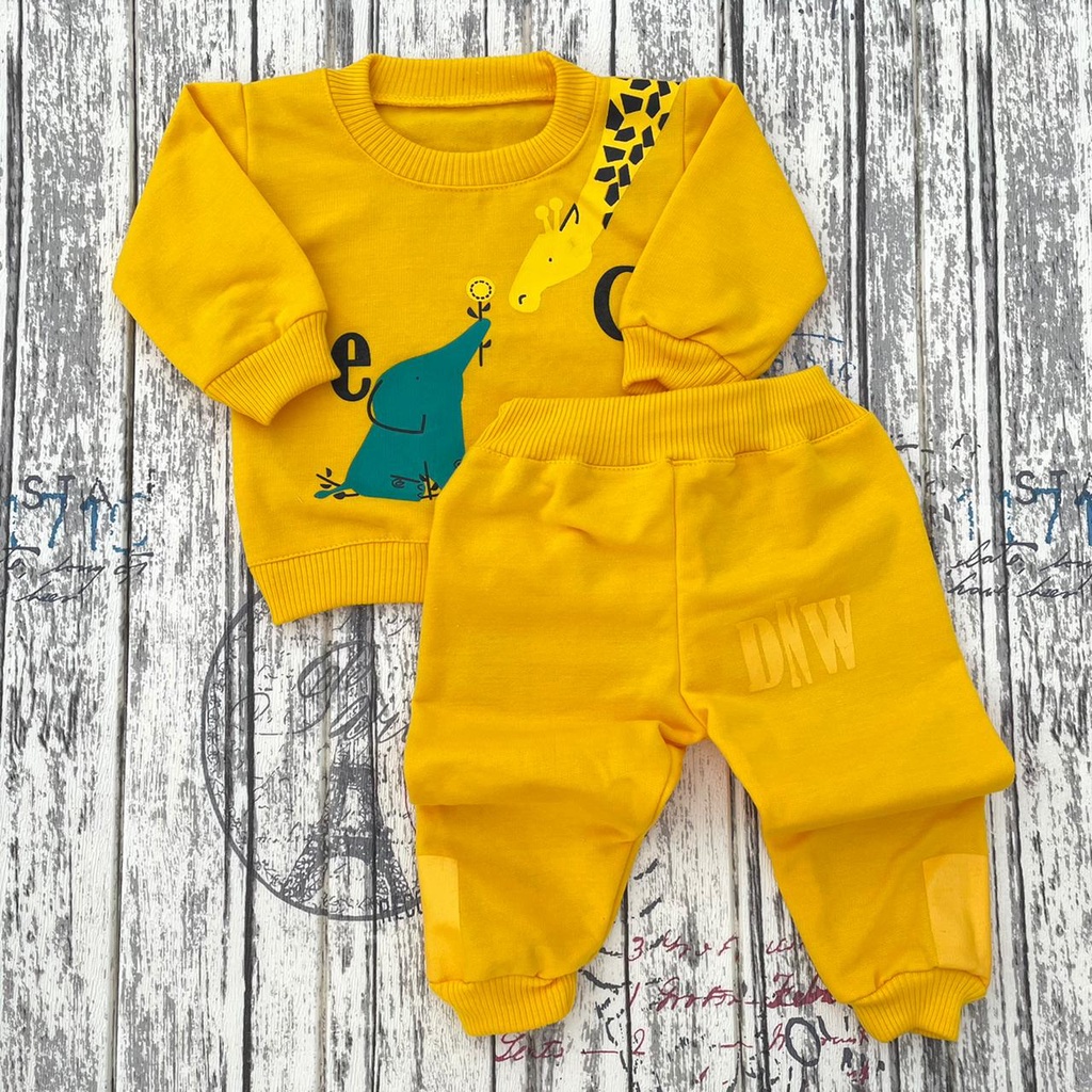 PROMO 7.7 Setelan Joger Bayi Setelan Baju Bayi Outer Bayi Baju Musim Dingin Bayi