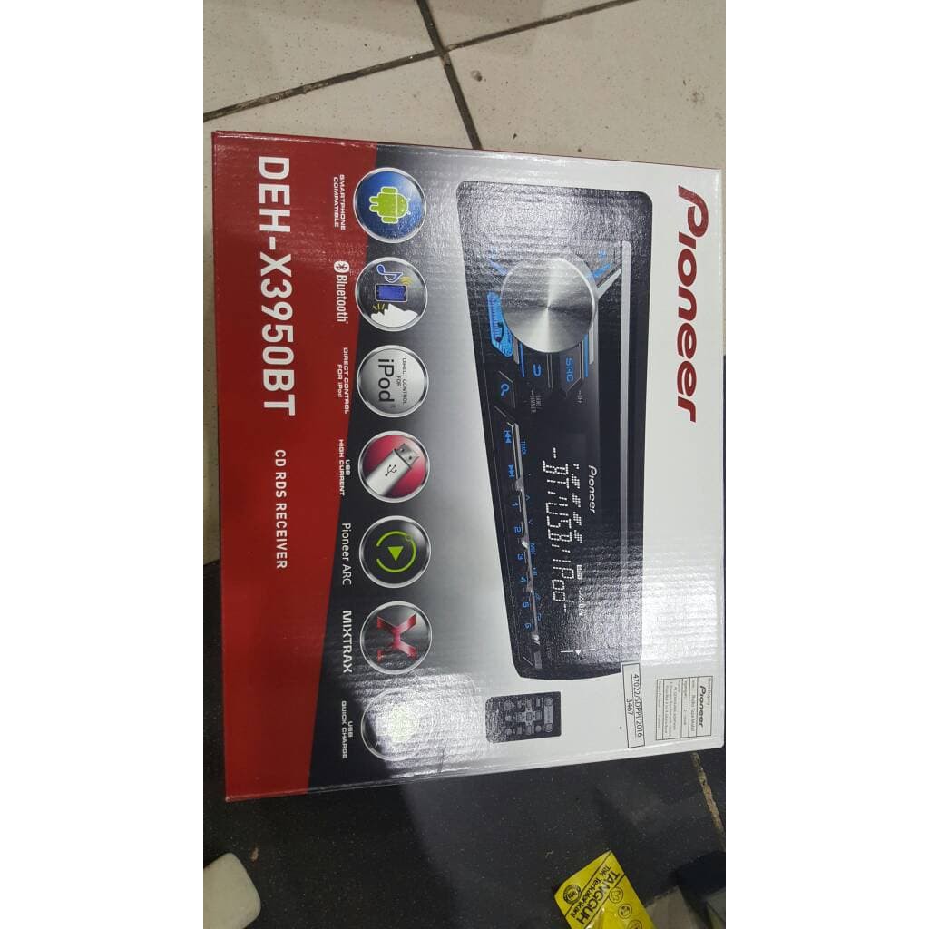 AUDIO MOBIL Head unit pioneer deh x3950bt. garansi resmi pioneer #audio mobil