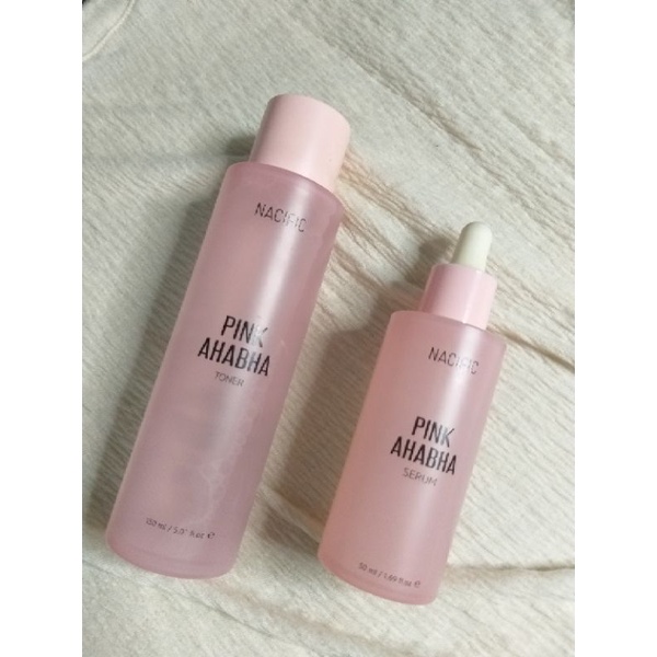 Preloved Nacific Pink AHA BHA Serum & Toner | Skincare