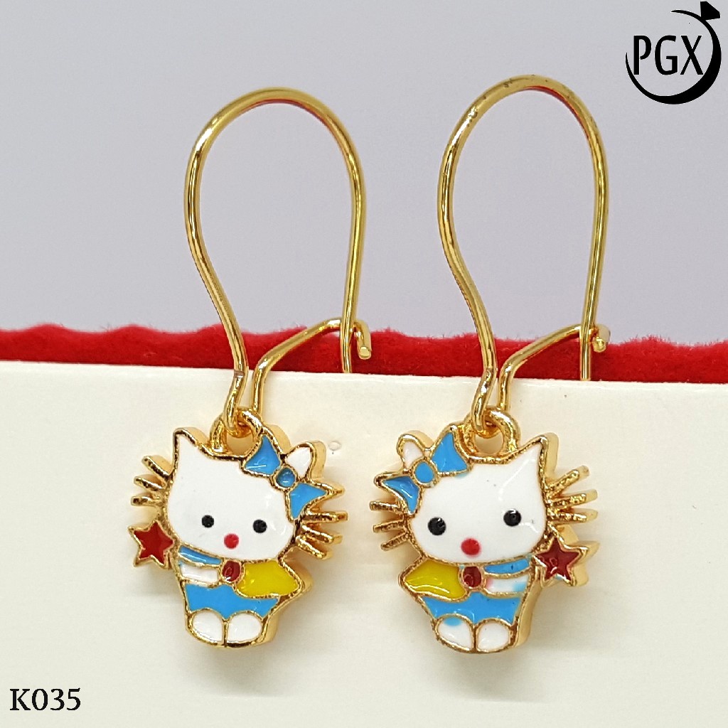 PGX Anting Anak Xuping Aksesoris Perhiasan Lapis Emas Premium - K035