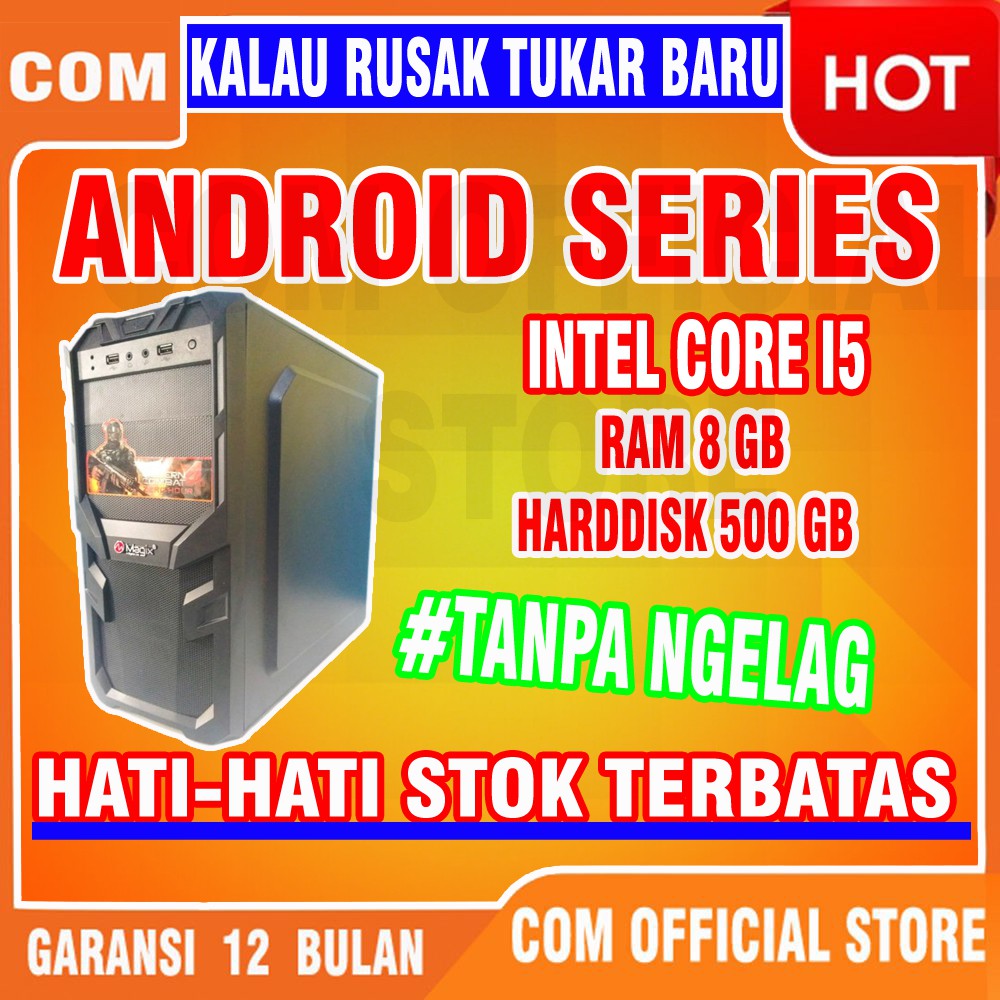 Bergaransi (GGP) cpu komputer computer CORE I5 8GB rakitan kantor MURAH BERGARANSI 1 TAHUN RUSAK