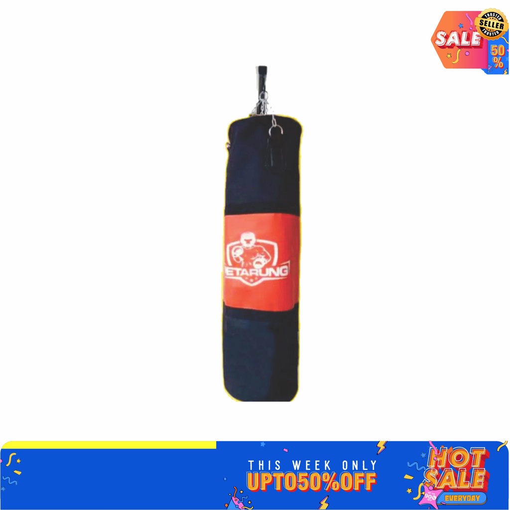 SAMSAK GANTUNG / SAMSAK / SAMSAK PETARUNG uk 100cm MERAH